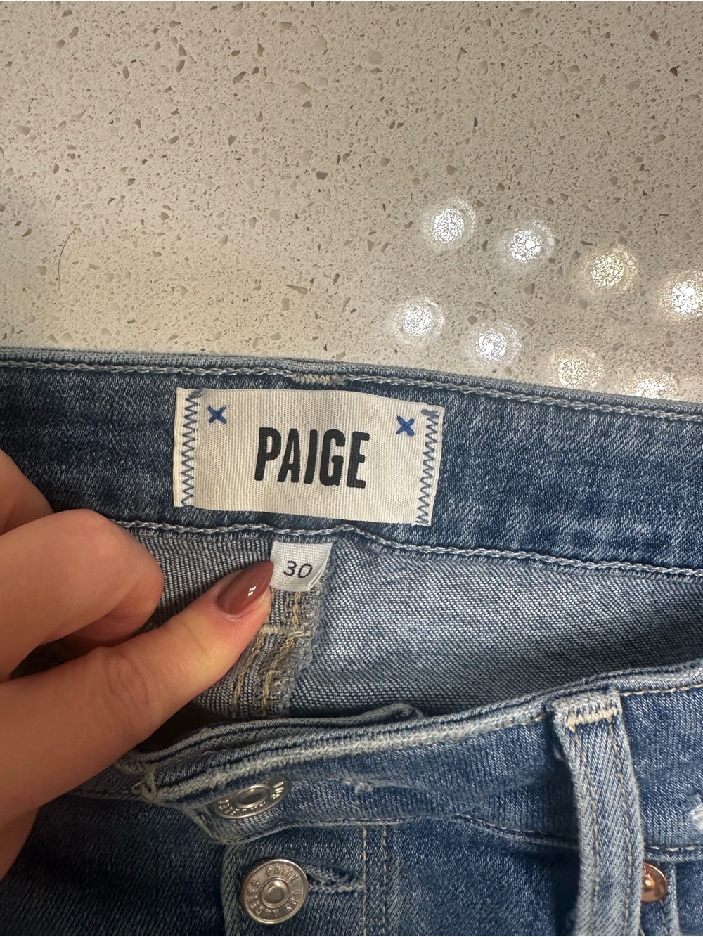 PAIGE High-Rise Light Wash Women's Jeans